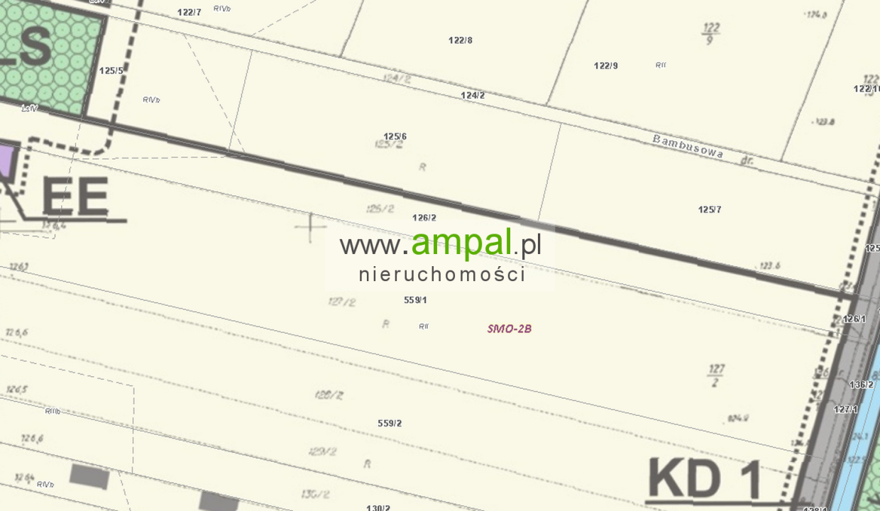 mapa planu (AMPAL)